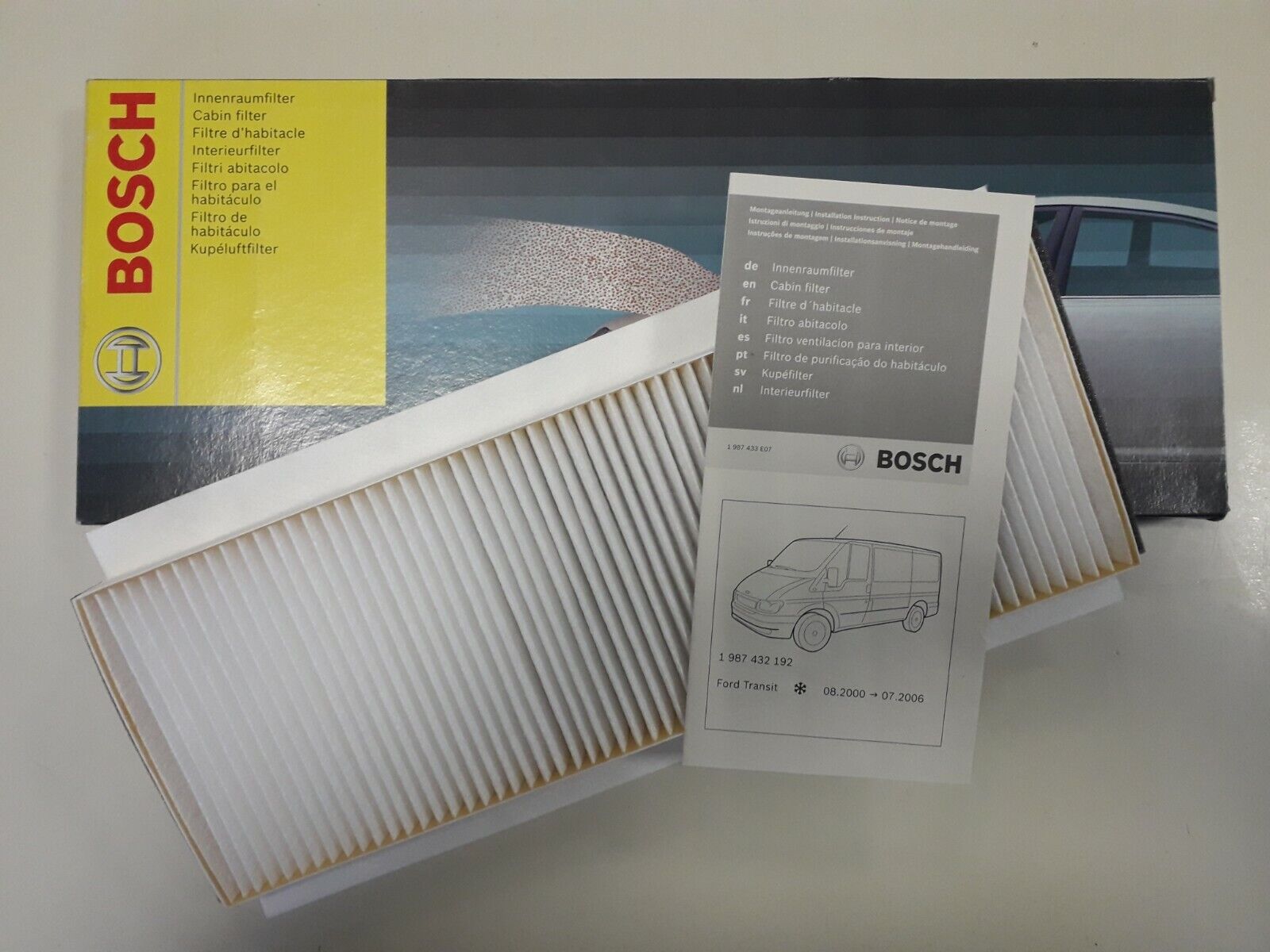 FILTRO ABITCOLO FORD TRANSIT 2000/2006 BOSCH 1987432192