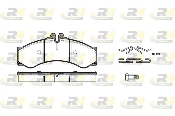 Pastiglie freno Assale anteriore 2614.00 ROADHOUSE per MERCEDES-BENZ VW