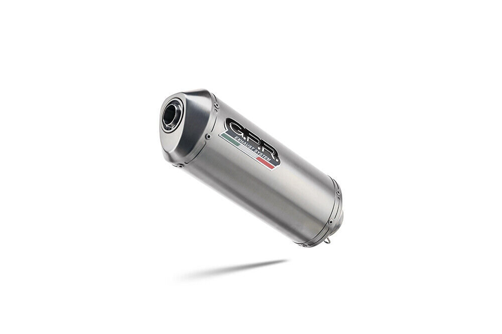 GPR exhaust approved satin steel Satinox Ducati Scrambler 800 2015-2016
