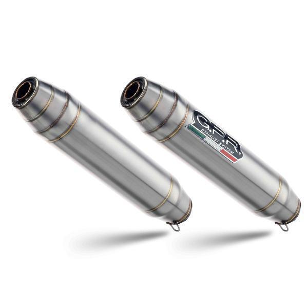 GPR exhaust pair approved satin Deeptone Triumph Speed Triple 1050 2005-2010