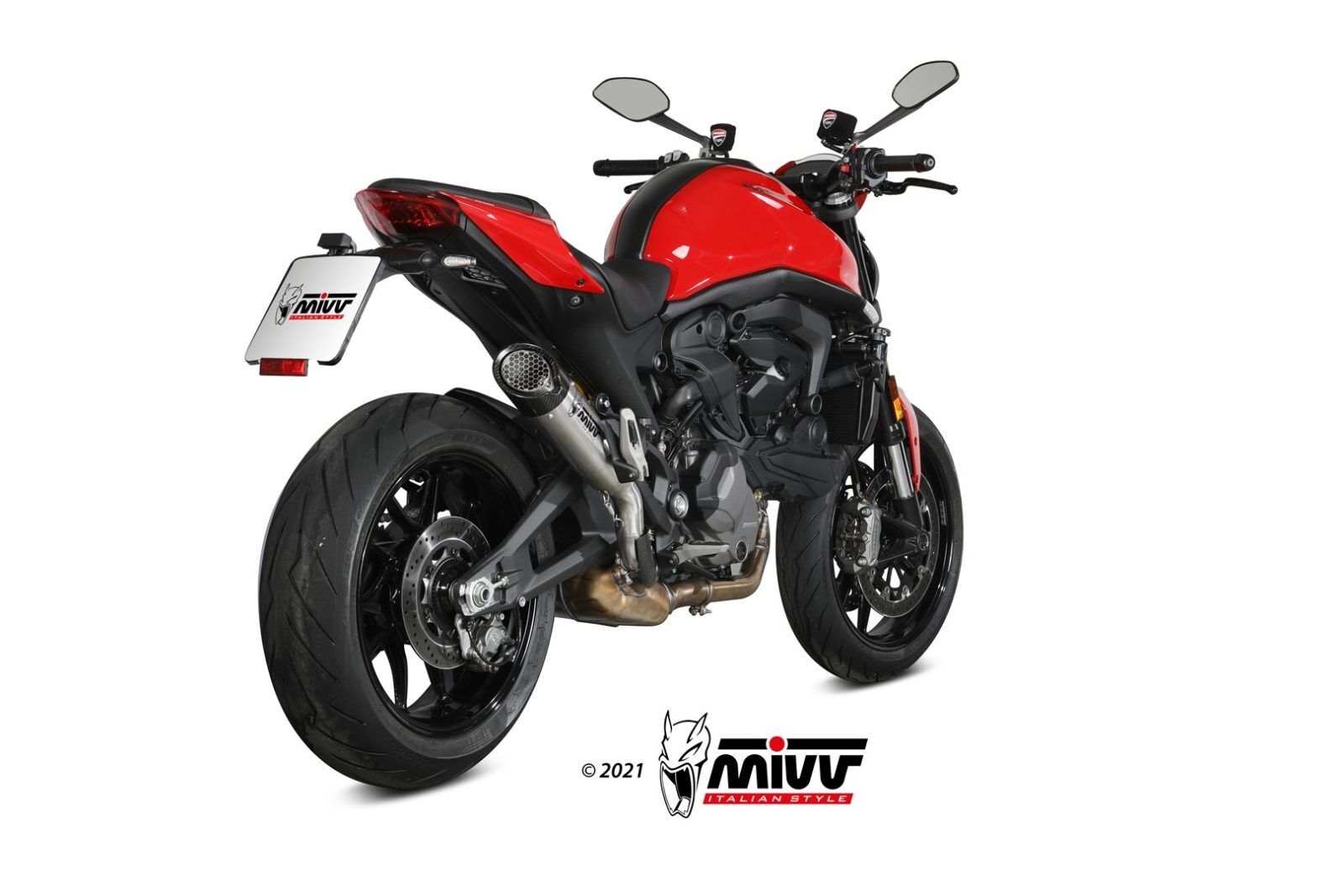 Mivv Scarico per DUCATI MONSTER 937 / MONSTER 937 +  2021 > 2022 X-M5 TITANIUM