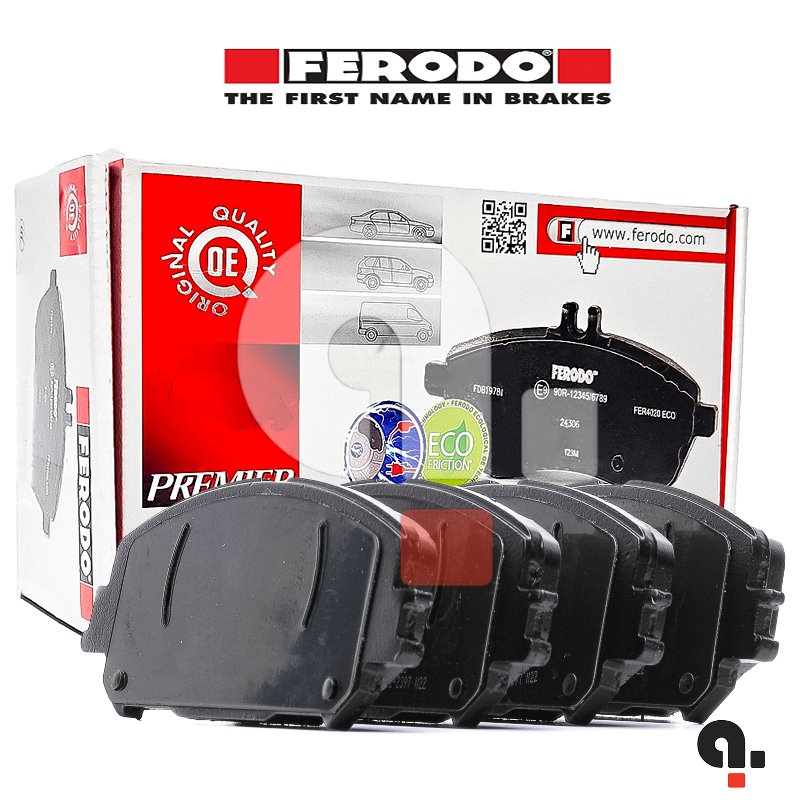 Kit Pastiglie freno anteriori Ferodo per Renault Scenic IV Megane IV Captur II