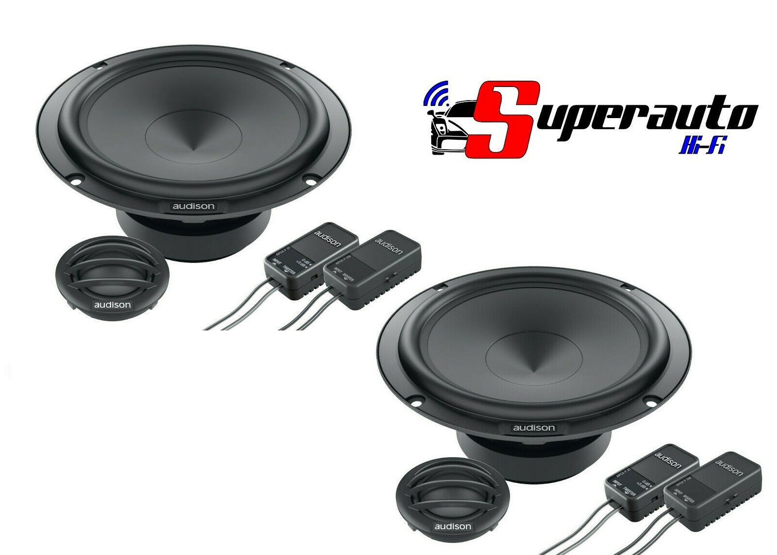 Audison Prima APK 165P Kit a 2 vie 16 cm 165 mm Woofer Tweeter Casse Auto