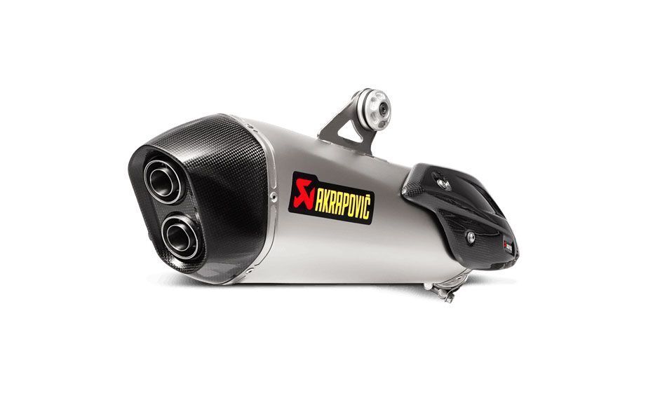 S-B6SO7-HZAAT - Terminale Scarico Akrapovic Slip-On Titanium BMW C 650 Sport 16