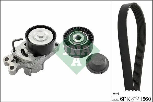 Kit cinghia trapezoidale multirighe 529 0109 10 INA per CITROËN PEUGEOT