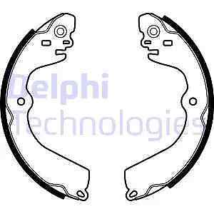 Ganasce freno LS2049 DELPHI per NISSAN NV200 / EVALIA Autobus NV200 Furgone