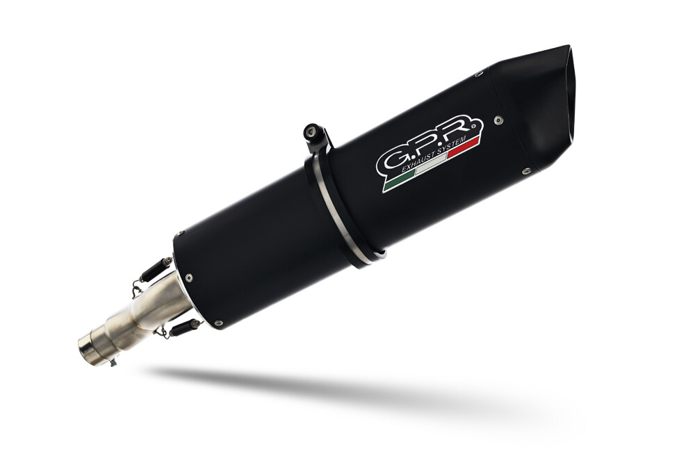 GPR exhaust approved Kat matte black Furore Swm Motorcycles RS650R 2017-2018