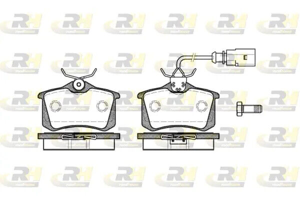 Pastiglie freno Assale posteriore 2263.51 ROADHOUSE per VW SEAT FORD