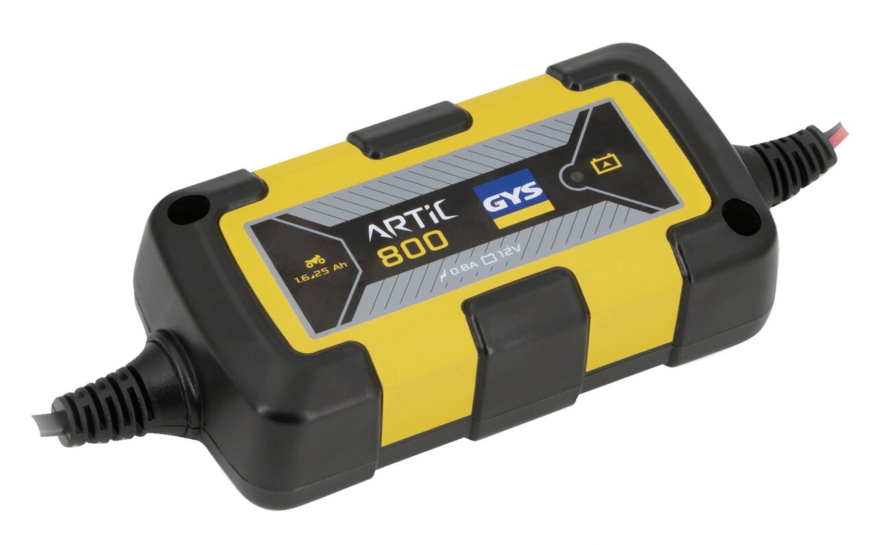 Caricatore Di Batteria Automatico 12V 1.2 - 25Ah Moto Tosaerba GYS ARTIC 800