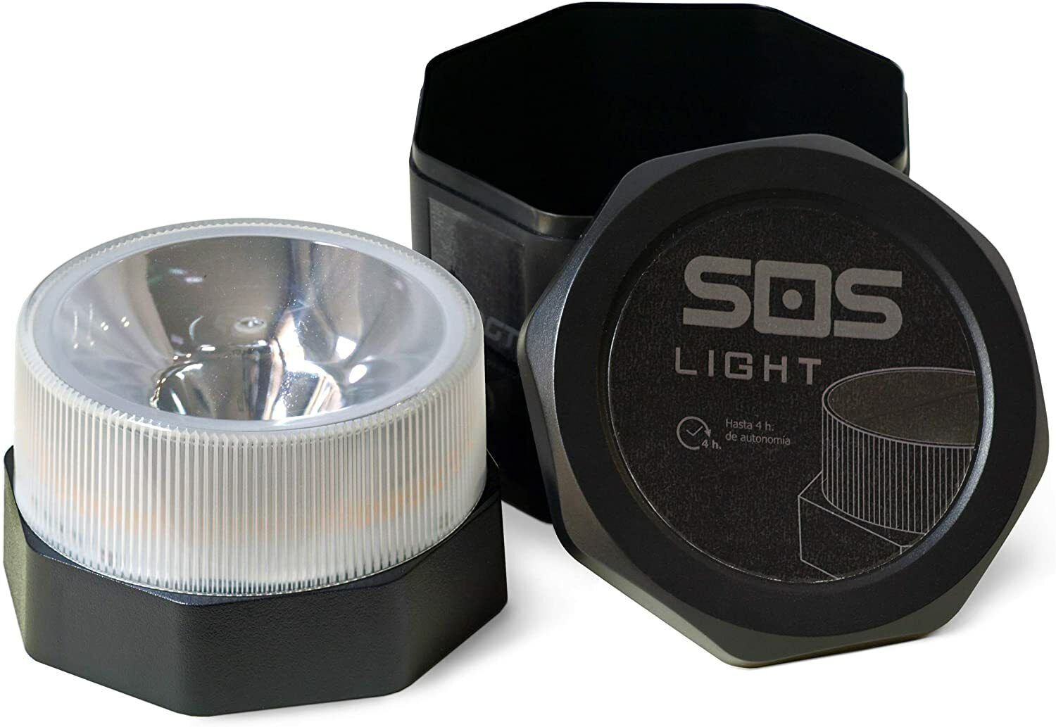 S.O.S Light Lampeggiante Luminosa V16 Luce Per Warn Approvato Autonomia 4 Ore
