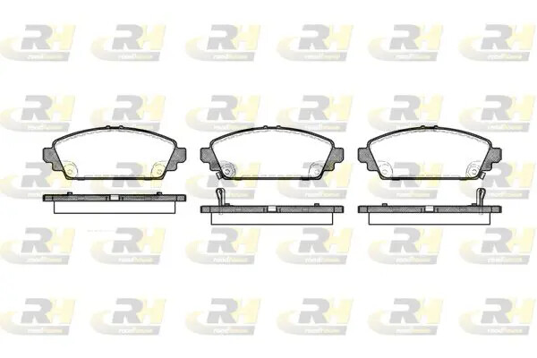 Pastiglie freno Assale anteriore 2700.02 ROADHOUSE per HONDA CIVIC VII Hatchback