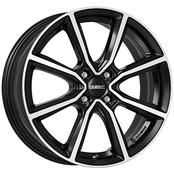 CERCHIO IN LEGA DEZENT TN DARK PER FORD KA+ 6X15 4X108 BLACK/POLISHED YI4