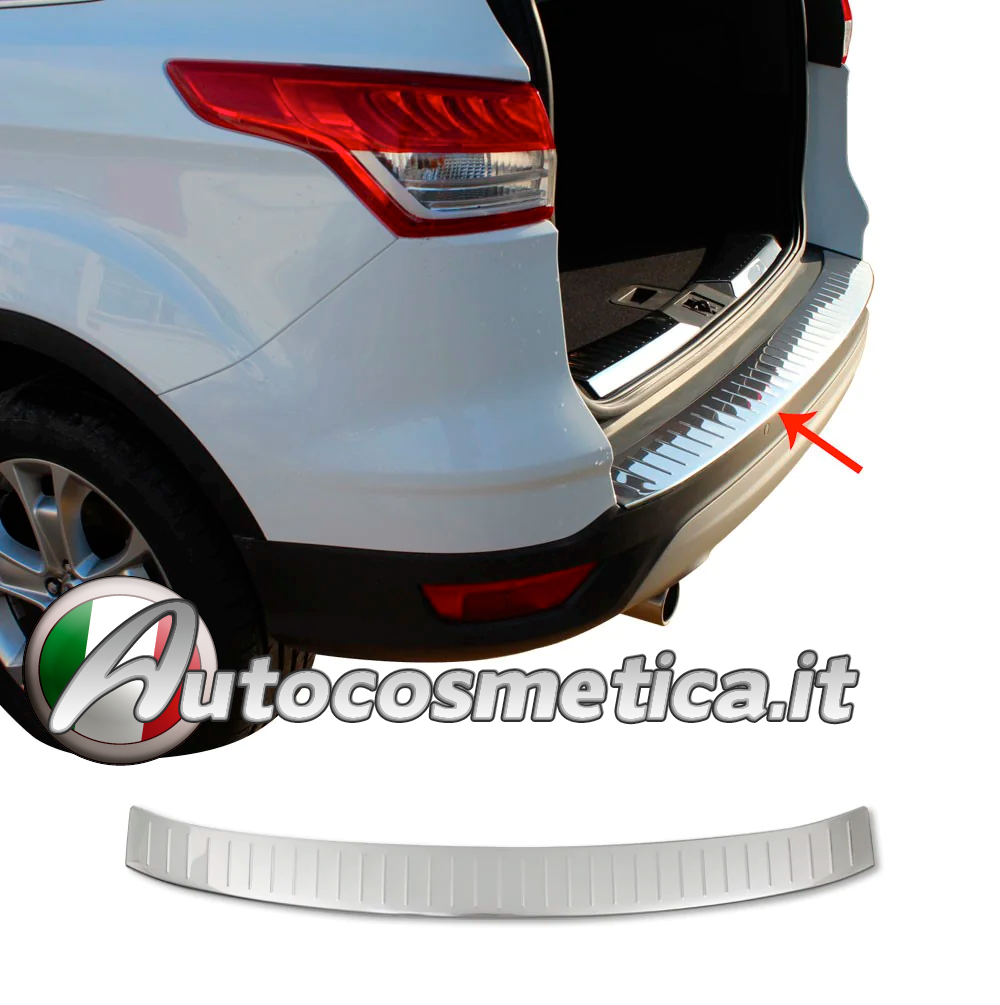 Ladekantenschutz Stoßstangenschutz für Ford Kuga 2013-2020 Edelstahl Silber 1tlg