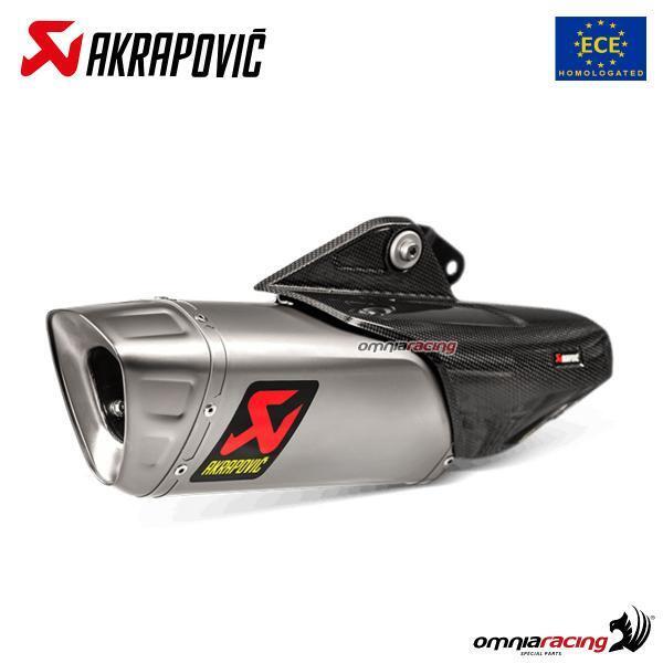Akrapovic exhaust approved titanium slip-on Yamaha YZF R1 / R1M 2020-2023