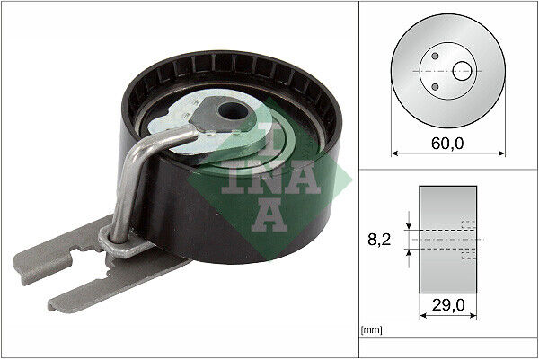 531 0555 10 INA Rullo tenditore, Cinghia dentata per FIAT FORD PEUGEOT CITROËN