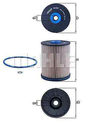 Filtro carburante Cartuccia filtro KX 567D MAHLE per OPEL INSIGNIA B Grand Sport