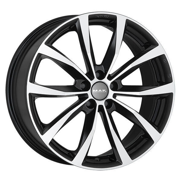 CERCHIO IN LEGA MAK WOLF PER FIAT TIPO 6.5X16 5X098 BLACK MIRROR 0WQ