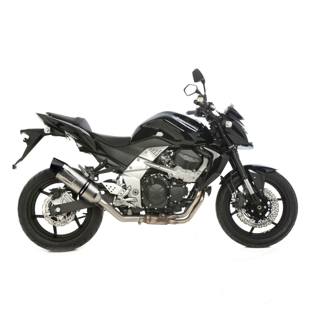 LEOVINCE SBK INOX LV ONE II SLIP ON EVO 2 per Kawasaki 750 Z750R 2011-2014