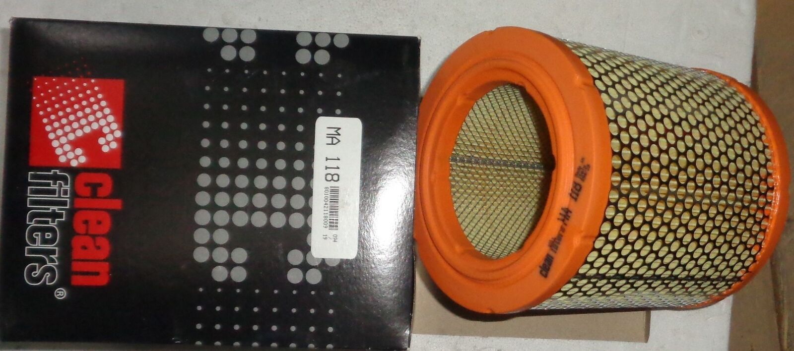 MA118 CLEAN FILTERS Filtro aria PER ALFA AR6 CITROEN FIAT IVECO PEUGEOT