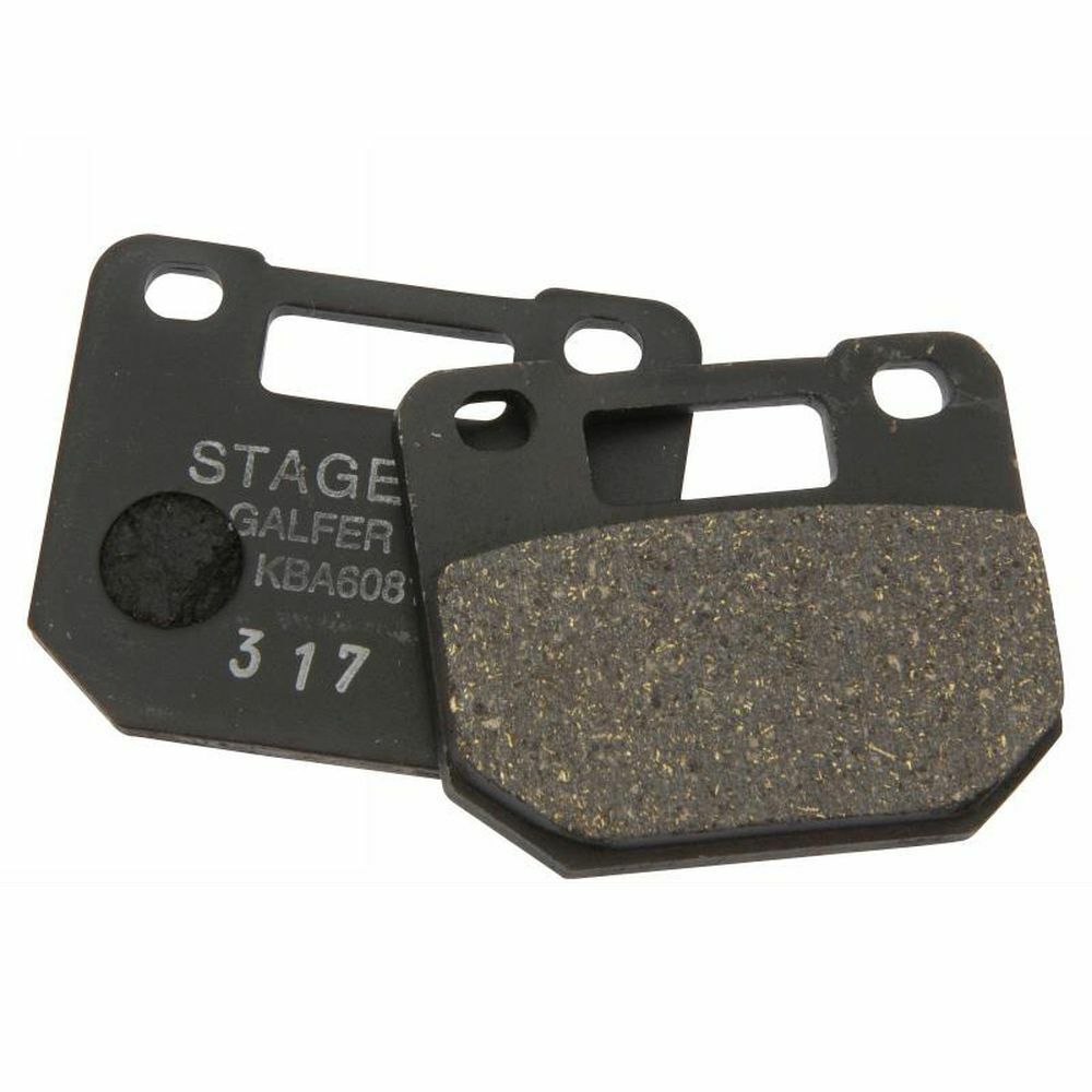 PASTIGLIE FRENO STAGE6 PER PINZA R/T 4-PISTONCINI ORGANICHE NERE