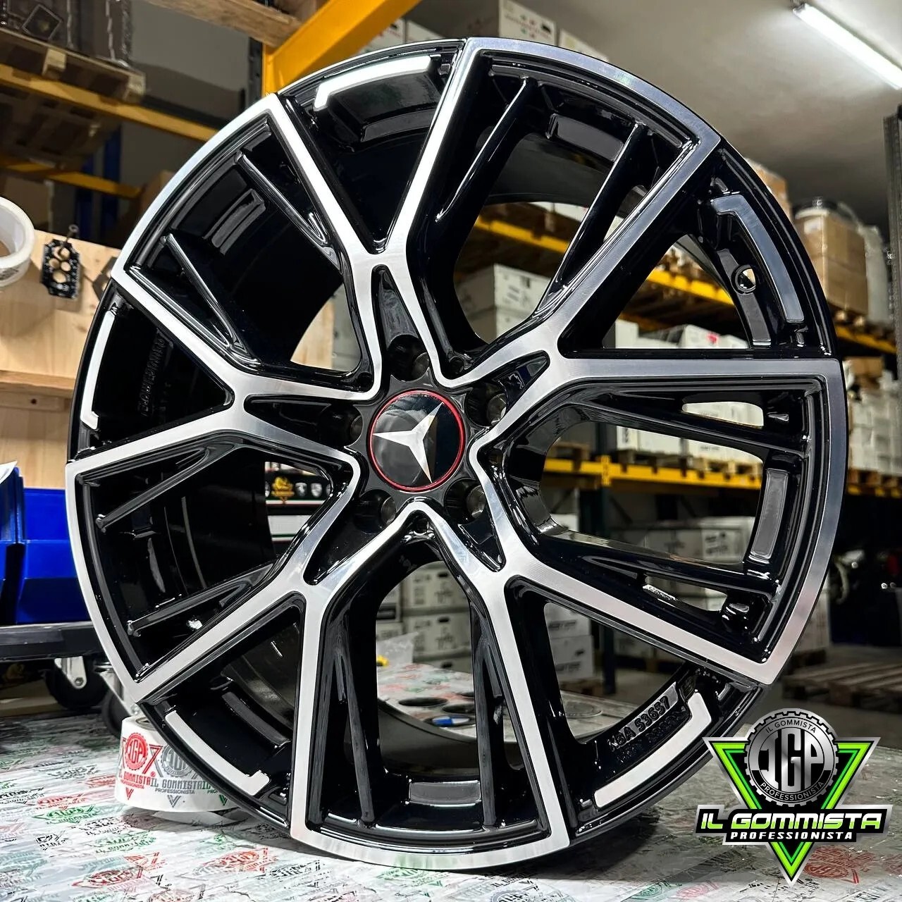 B4 KIT 4 Cerchi In Lega 19" Compatibili con Mercedes CLA GLA GLB GLC Classe E