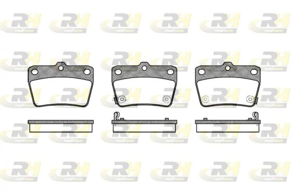 Pastiglie freno Assale posteriore 2839.02 ROADHOUSE per TOYOTA RAV 4 II