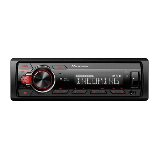 Pioneer MVH-330DAB 1 DIN DAB+ Bluetooth Ricevitore - Nero