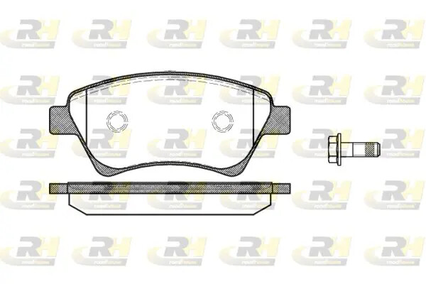 Pastiglie freno Assale anteriore 2976.00 ROADHOUSE per RENAULT KANGOO MEGANE II