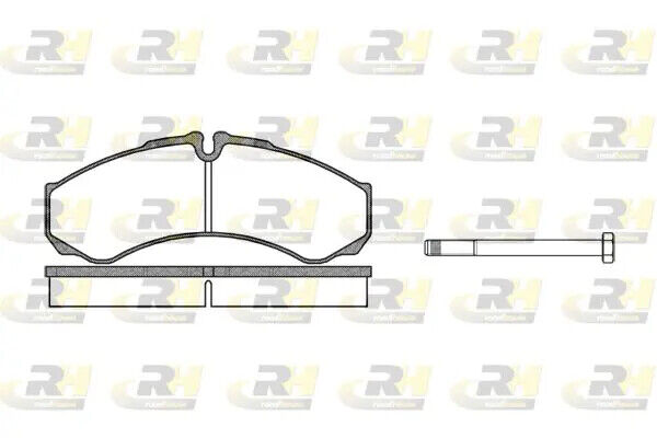 Pastiglie freno Assale anteriore 2651.00 ROADHOUSE per IVECO DAILY III Furgone
