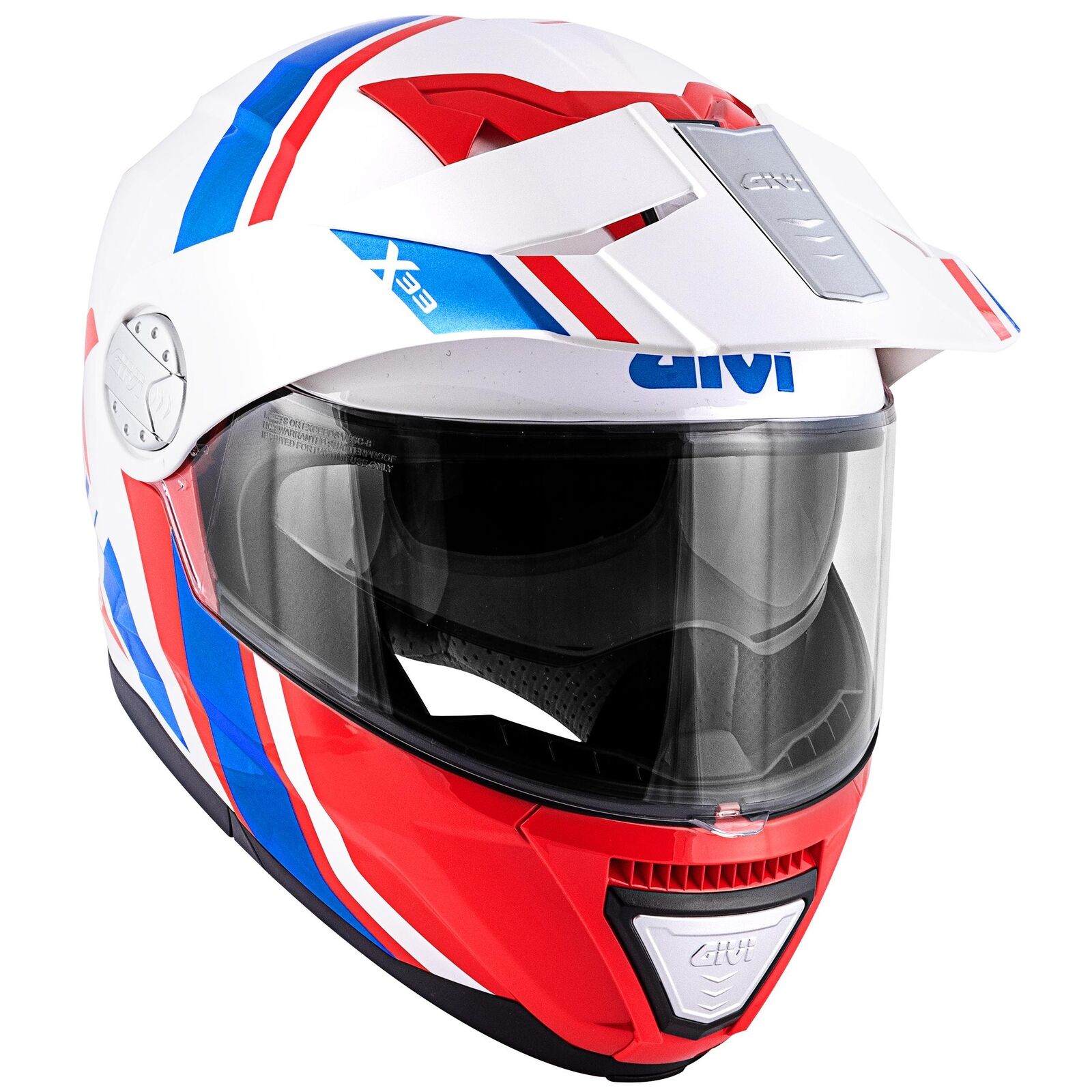Casco Modulare GIVI X33 Canyon Division Bianco Blu Rosso Taglia M