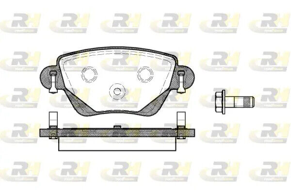 Pastiglie freno Assale posteriore 2777.00 ROADHOUSE per JAGUAR FORD