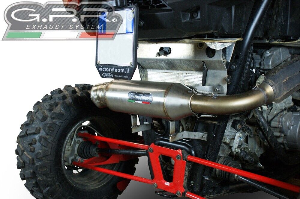 GPR exhaust approved satin steel Power Bomb Polaris RZR XP 1000 2014-2023