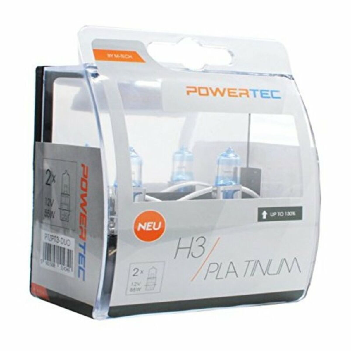 Lampadina per Auto MTECPTZPT3-DUO M-Tech MTECPTZPT3-DUO H3 55W 12V [2 Pezzi]
