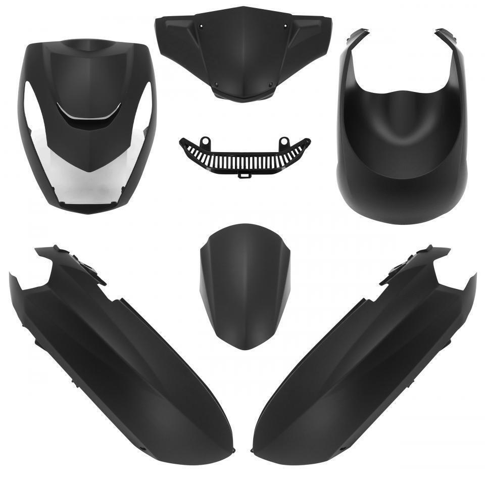 Kit carrozzeria P2R per scooter Peugeot 50 Kisbee 2010 a 2017 6 pezzi / nero