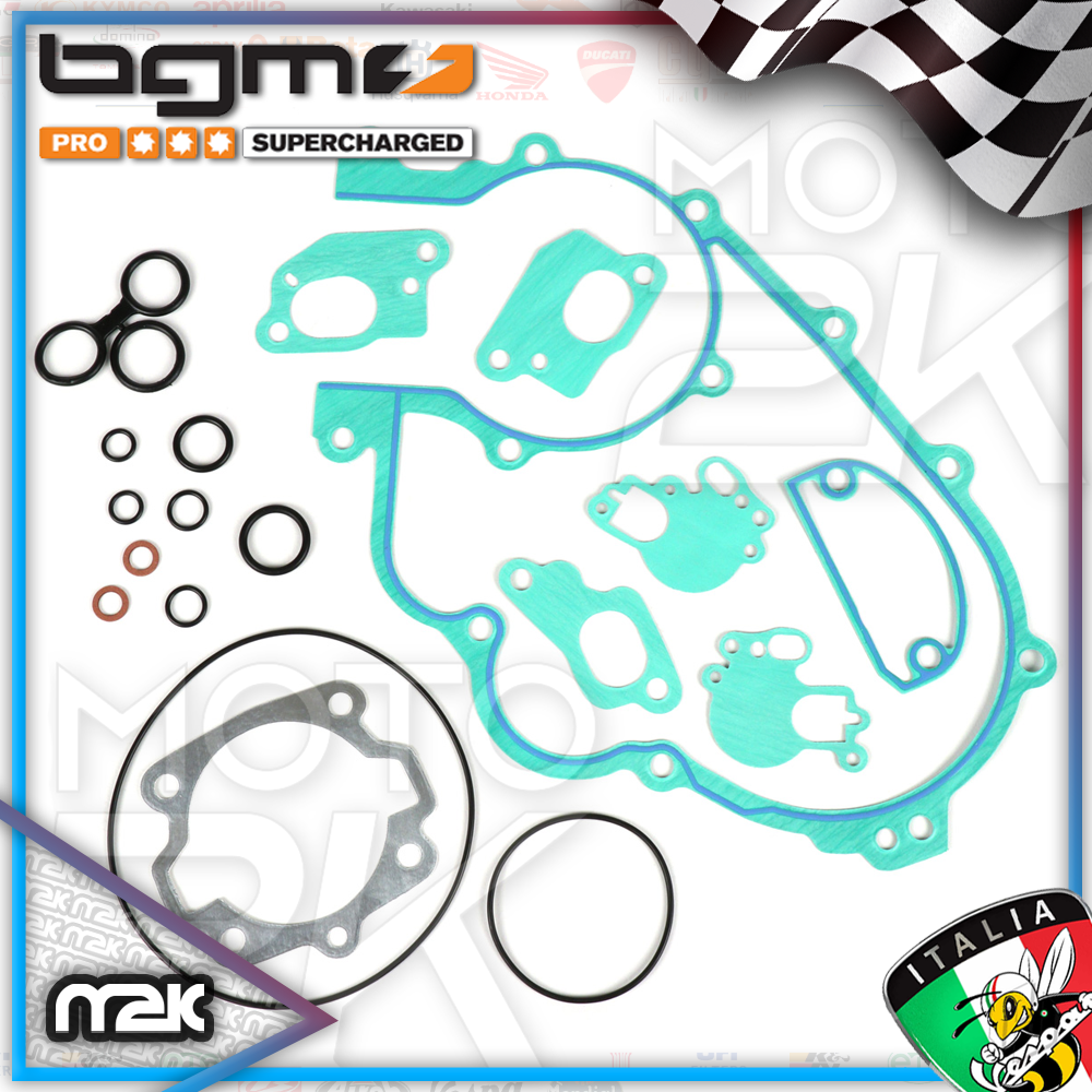 🟢 GUARNIZIONI MOTORE COMPLETE BGM PRO SILICONE VESPA VNB SPRINT VBB VBA 125 150