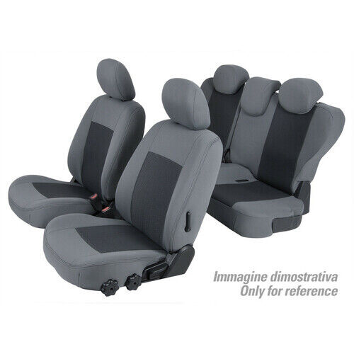 LOUX Set Coprisedili Superior - Grigio/Nero per Ford Ka (01/09>09/16)