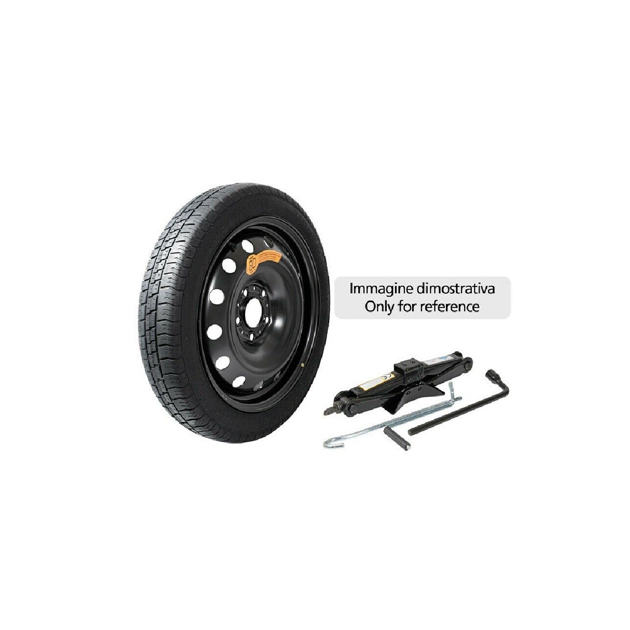 Kit ruotino di scorta Citroen C4 Grand Picasso 10/13>05/16 cerchi da 17 pollici