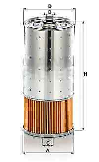 Filtro olio Cartuccia filtro PF 1055/1 x MANN-FILTER per MERCEDES-BENZ PUCH