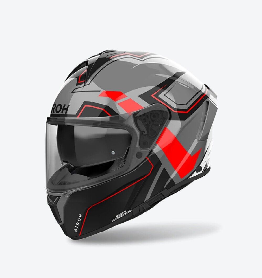 CASCO AIROH INTEGRALE SPARK 2 DART RED GLOSS TAGLIA M