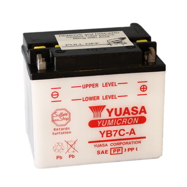 YAMAHA TW 200 1994-1994 BATTERIA YUASA YB7C-A 12V/8AH