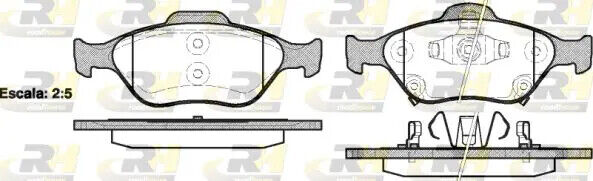 Pastiglie freno 2766.12 ROADHOUSE per DAIHATSU TOYOTA
