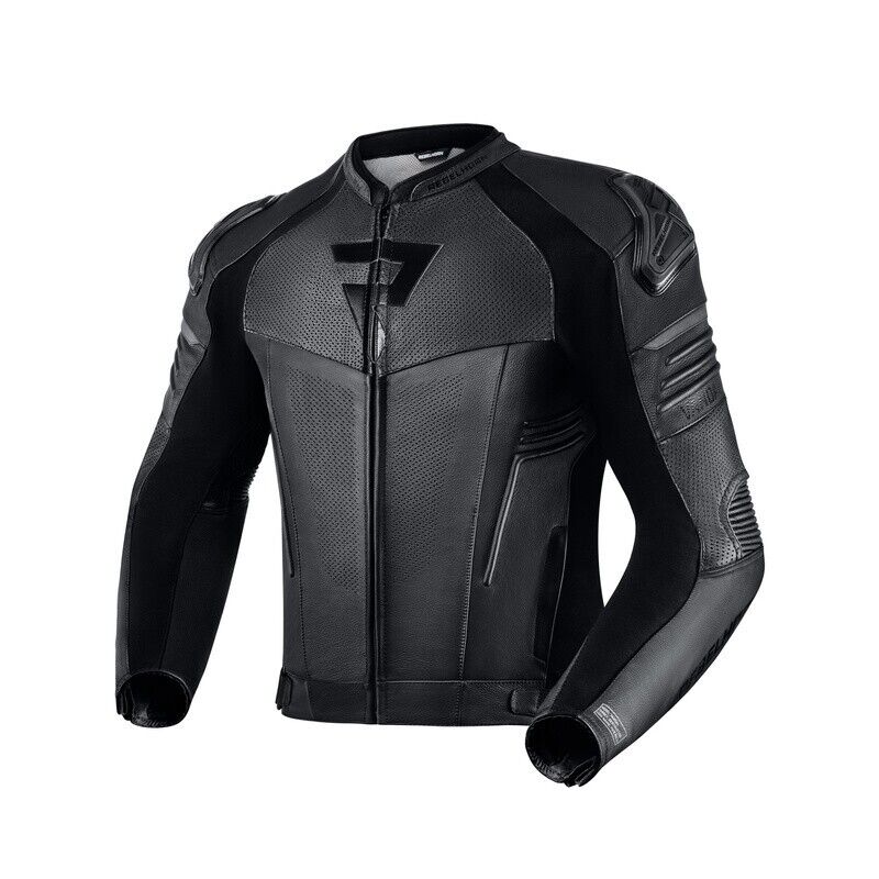 GIACCA REBELHORN VANDAL IN PELLE NERA TG 52