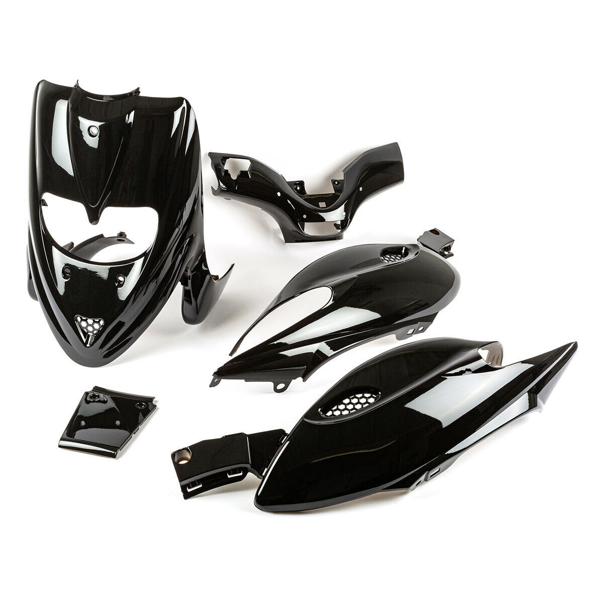 KIT CARENE 5 PEZZI NERO GILERA 50 STALKER NAKED 2008-2012