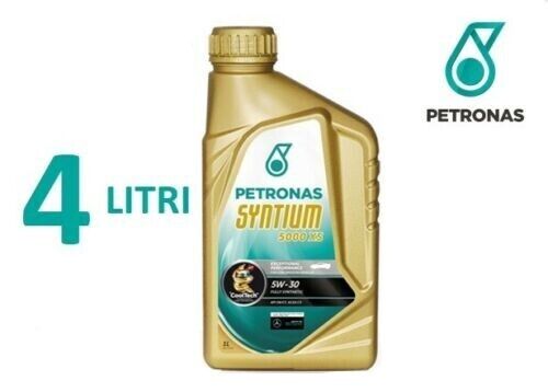 4 LITRI OLIO MOTORE 5W30 PETRONAS SYNTIUM 5000XS SINTETICO BMW MERCWDES VW MG