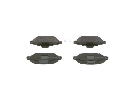 BOSCH 0986461119 Kit pastiglie freno per FIAT CINQUECENTO (170_), CINQUECENTO VA