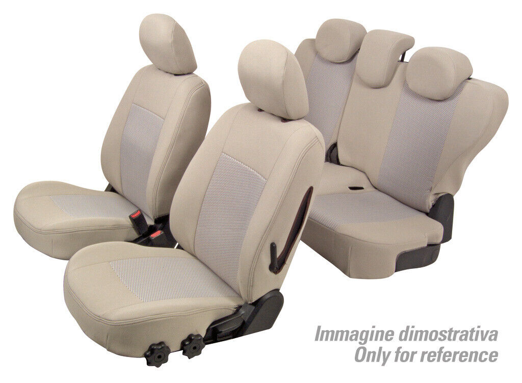 Set coprisedili Superior - Beige - su misura per Fiat 500 (07/07>06/15)  - Fiat