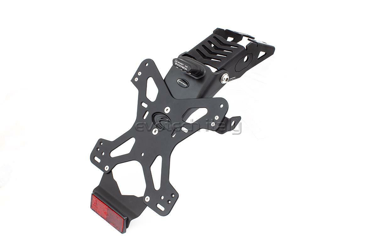 Portatarga regolabile in alluminio Evotech specifico Z125 Z 125 2019 2020 2021