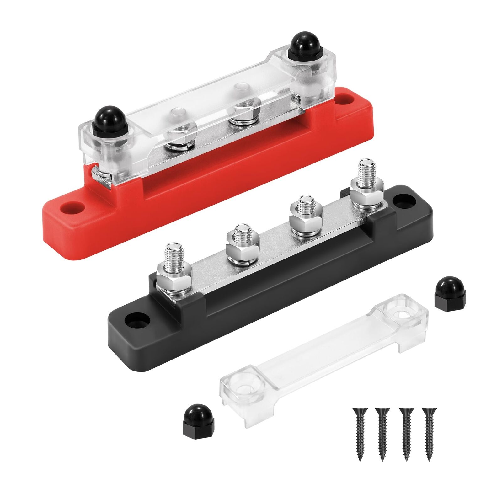 GUNGY Blocco di Distribuzione dell'alimentazione 12V-48V DC Busbar 150A Morse...