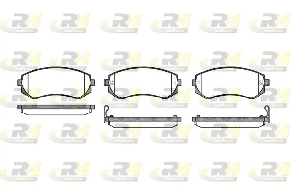 Pastiglie freno Assale posteriore 2317.12 ROADHOUSE per NISSAN ALMERA I
