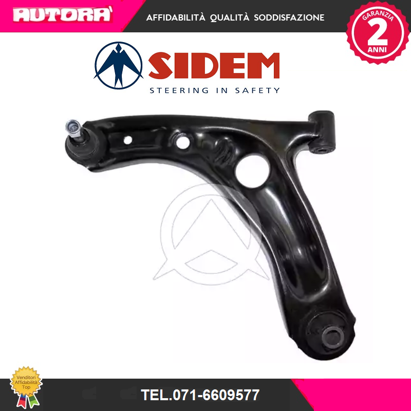 53178 Braccio oscillante, Sospensione ruota (MARCA-SIDEM)